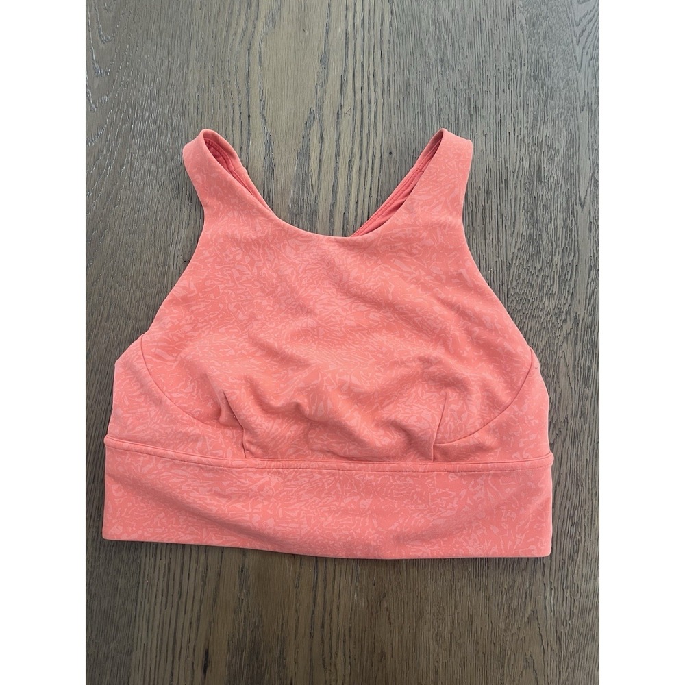 Lululemon Wunder Train Long Line Bra in Crunch Warm Cora Size 8
